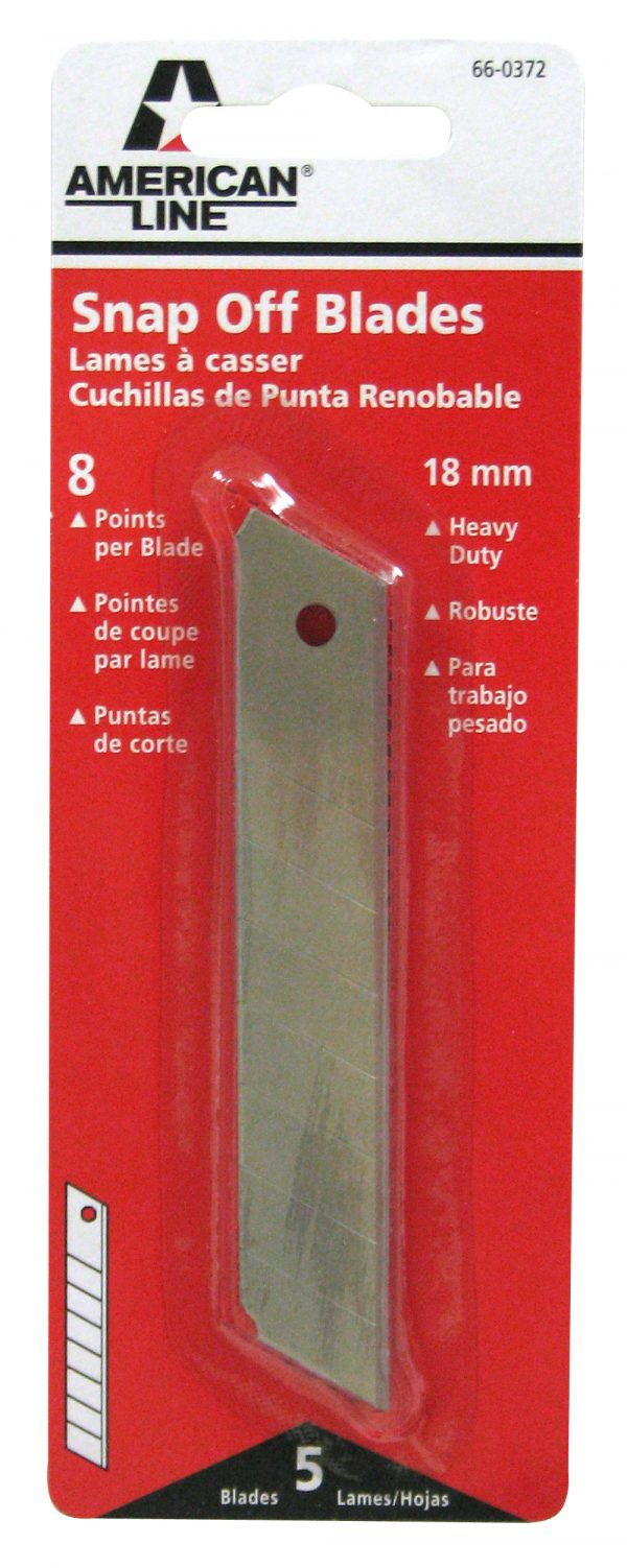 AMERICANLINE 18MM 8 PT SNAP OFF BLADES