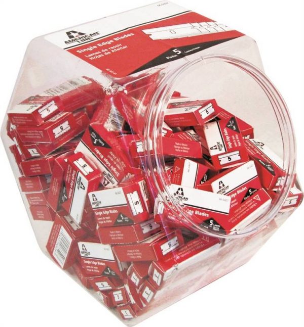 AMERICANLINE SINGLE EDGE BLADES - 5 BLADES PER TUCK