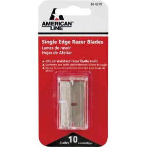 10 x AMERICANLINE SINGLE EDGE BLADES