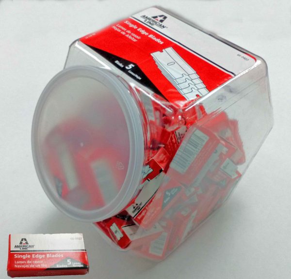 AMERICANLINE SINGLE EDGE BLADES - 5 BLADES PER TUCK - Image 2