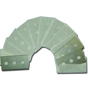 3 HOLE RAZOR BLADES x 10
