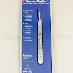 SWANN MORTON No.3 HANDLE c/w 5 x NO. 10A BLADES