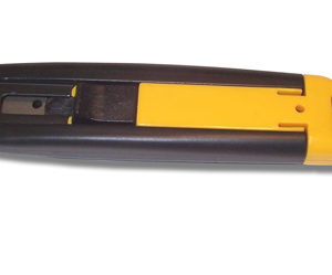 YELLOW (Left hand) SPRINGER RETRACT KNIFE